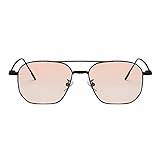 FGUUTYM Damsolglasögon polariserade solglasögon för kvinnor män vintage nyanser ljusskydd klassiska stora metallsolglasögon solglasögon solglasögon kappor, ROSA, Einheitsgröße
