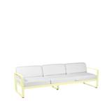 Fermob Bellevie soffa 3-sits frosted lemon, off-white dyna