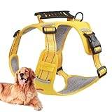 Easy Walk-sele,Bröstband för husdjur so andas med spänne - Reflexvästselar med handtag till hundtillbehör för medelstora hundar utomhusresor Chaies