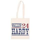 Vintage Wallen Hardy 24 Beige Totebag Shopping Bag Återanvändbar