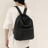 SHEIN College Student Backpack With Unique Design And Sophisticated Look 2024 New Trend, Simple And Popular Ins Style Shoulder Bag