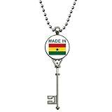 Beauty Gift Made In Ghana Country Love hänge vintage halsband silver nyckel smycken