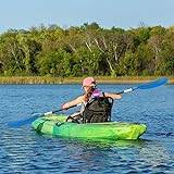 Fricienc 220 cm dubbel paddel paddel för kajak SUP stående bräda roder kanot paddel paddling surfbräda båt (blå)