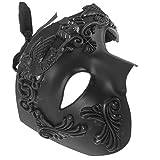 Didiseaon Venetianska Masker Mardi Gras Masker Maskerad Karnevalsmasker Mask i Antik Look Romersk Grekisk Festklä Upp Masker Grekisk Soldat Mask För Fest Man Plast Egypten Halloween
