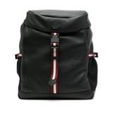 Bally - stripe-detail leather backpack - herr - läder - one size - Svart