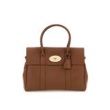 MULBERRY BAYSWATER GRAINED LEATHER BAG - Brown - OS