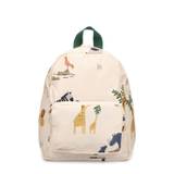 Animal Print Recycled Nylon Backpack