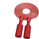CHROX Hopprep Jump Rope Gym Sports Fitness Training Adjustable Exercise Rapid Speed Skipping Rope Fitness Equipment For Home Sports (Color : Red long rape)