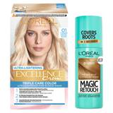 L'Oréal Paris Excellence 01 Lightest Natural Blonde + Magic Retouch Blonde