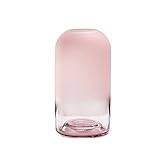 ASADFDAA Vaser Classic Simple Pink Creative Vase Ins Flower Bottles Glass Living Room Dining Table Home Decoration Transparent Craft Vases (Size : YELLOW)
