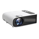 projektor 4K-projektor kompatibel for WiFi 6 och Bluetooth 5.0 450 Bärbar hemmavideo utomhus