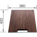Blanco wooden cutting board 223074 walnut with stainless steel handle