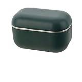 Hdbcbdj termos matflaska elektrisk uppvärmd lunchlåda läckagesäker bärbar uppvärmd lunchlåda rostfritt stål matisoleringsbehållare (färg: Grön)
