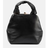 Jil Sander Goji Square Small leather tote bag - black - One size fits all