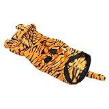 Tigerkläder för Hundar, Hundhuvtröja i Mjuk Polyester Bomull Bekväm Daily Tiger Tail Huvtröja för Teddy (XL)