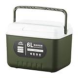 5.4 QT Compact Ice Coolers - Iskista med hög kapacitet - Bärbar Heavy Duty Ice Box Personlig användning för Camping Party Picnic Travel Beach