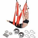 Yoga Swing Set, Aerial Yoga Hammock, Pilates Swing Harness, Aerial Sling Inversion Fly Kit, Anti-Gravity Yoga Hammock, Stunt Yoga Tools,E