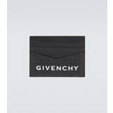 Givenchy Logo leather card holder - black - One size fits all