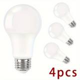4pcs E27 10w Led Bulbs Are Equivalent To 75w Incandescent Lamps, Cold White 6000k Warm White 3000k 1000 Lumen Ultra-bright Bulb Lamps Are Applicable To Living Room, Kitchen, Bedroom And Office
