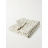 Soho Home - Fionn Cable-Knit Wool Blanket - Men - Neutrals