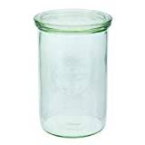 Weck 782 fallglas 1 050 ml (högkvalitativ konservering; konserveringsglas med glaslock; för konservering; värmebeständig, mikrovågsugnssäker, ugnssäker, rund kant) 6 stycken genomskinliga