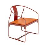 Driade - Mingx Armchair - Painted Steel/Leather Orange - Matstolar