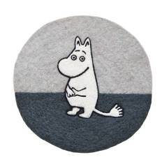 Grytunderlägg Moomin filtat grå