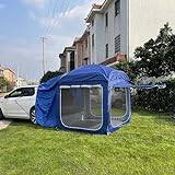 Universal passform pop up-bil bakre tält för camping, SUV-tält för campare, mångsidigt lastbilstält anslutet till fordon – vattentätt skuggmarkis-tält, perfekt för utomhusäventyr