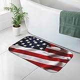 OPSREY Amerikansk flagga tryckt kiselgur jord mjuk golvmatta snabbtorkande badrumsmatta badrumsmatta matta
