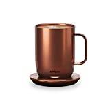 Ember New Temperature Control Smart Mug 2, 414 ml, koppar, 80 min. Battery Life – App Control Heated Coffee Mug – New & Improved Design