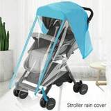SHEIN 1pc Universal Fall Winter Baby Stroller Windproof Rain Cover, Baby Rain Shield, Warm Keeping Dustproof Canopy, Stroller Accessory