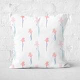 Single Flowers Square Cushion - 60x60cm - Soft Touch
