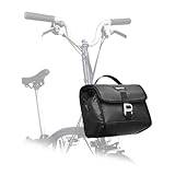 SIUKE Vikbar cykelstyrväska, multifunktionell cykelframväska, isolerad cykelkorg väska med regnskydd