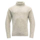 Ulltröja | Nansen Wool High Neck - Grey Melange - Unisex