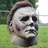 Halloween Michael Myers mask, skräck latex ärr ansikte täcker halloween dekoration rekvisita för karneval påsk och maskerad