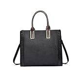 SSWERWEQ Handväskor för kvinnor 1pc Leather Handbags Women Bag High Quality Casual Female Bags Trunk Tote Shoulder Bag Ladies Bolsos