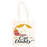 Cat Daddy Shirt Vintage Eighties Beige Shopping Bag Återanvändbar Totebag