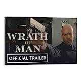 Morrez Bild på duk 60 x 90 cm Senza Cornice Wrath of Man Movie Jason Statham affisch promozionali e stamp d'arte murali Arredamento moderno per la casa da letto familiare