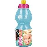 Barbie 380 ml vattenflaska för barn med droppförslutning och halkskydd