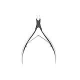 ABNMJKI Nagelklippare Professional Stainless Steel Cuticle Nail Nipper Clipper Nail Art Manicure Pedicure Care Trim Plier Cutter Beauty Scissors Tools (Color : Silver)