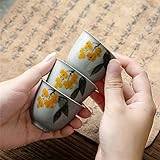 tekopp kopp Handmålad Loquat Gaiwan for teterrin med lock Teserviser Kung Fu teceremoni Kaffekoppar Teskålar kinesiska Chawan tekopp (Size : 150ml, Color : 3pcs cup)