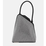 The Attico Sunset Mini crystal-embellished tote bag - silver - One size fits all