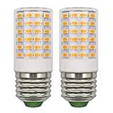 ZHENMING LED-glödlampa E27 12 V AC/DC 24 V DC, lågspänning, kompakt, 5 W, varmt vit 3 000 K, ersätter 50 och 60 W E27 Edison halogenlampa (ej högspänning 230 V), ej dimbar, 2-pack