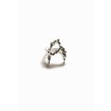 Zalio silver plated letter A ring