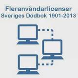 Sveriges dödbok 1901-2013 - Fleranvändarlicens