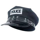 BEBIKR polismössor kostym tillbehör för maskerad fest dekoration elegant utklädning tema fest polis hatt kvinnor