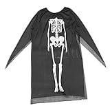 Amosfun 3 St Halloween kostymer barnkläder halloween makeup halloween pynt cosplay bodysuit halloween festklänning klänningar cosplay kostym cosplay outfit skelett dölja spökkläder trasa