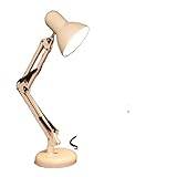CCAFRET Skrivbordslampa LED Long Swing Arm Adjustable Classic Desk Lamps Clip Table Lamp for Study Office Reading Night Light (Color : A)