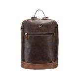 Jekyll & Hide Soho Two-Tone Leather Double Compartment Laptop Backpack - Two Tone / One Size
