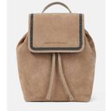 Brunello Cucinelli Suede backpack - brown - One size fits all